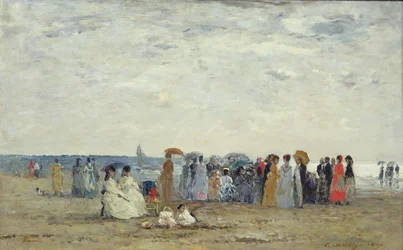 Swimmers on Trouville Beach